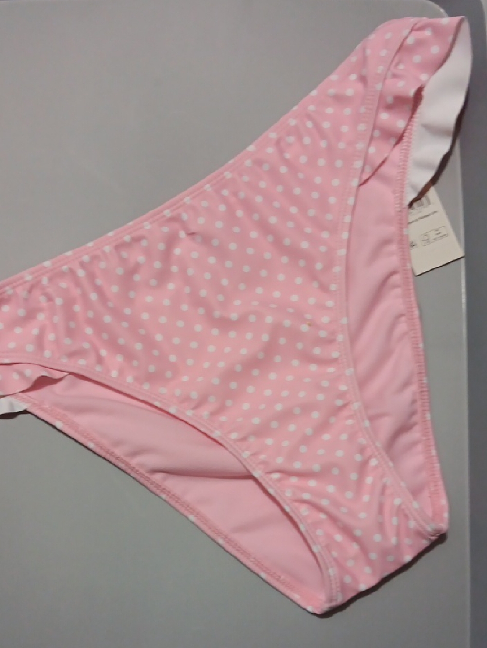 No Boundaries Pink Polka Dot Bikini Bottoms NWTS